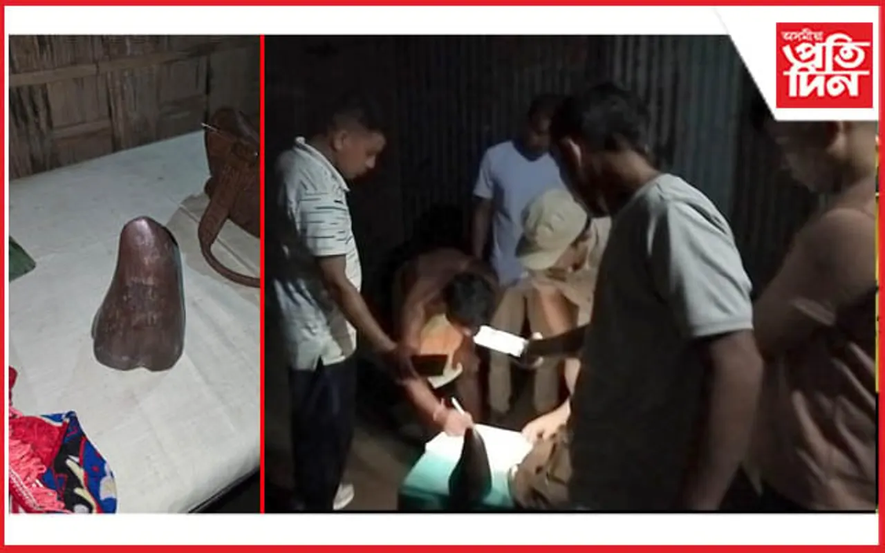 ঢকুৱাখনাত তিনি কেজি ওজনৰ গঁড়ৰ খৰ্গ উদ্ধাৰ...
